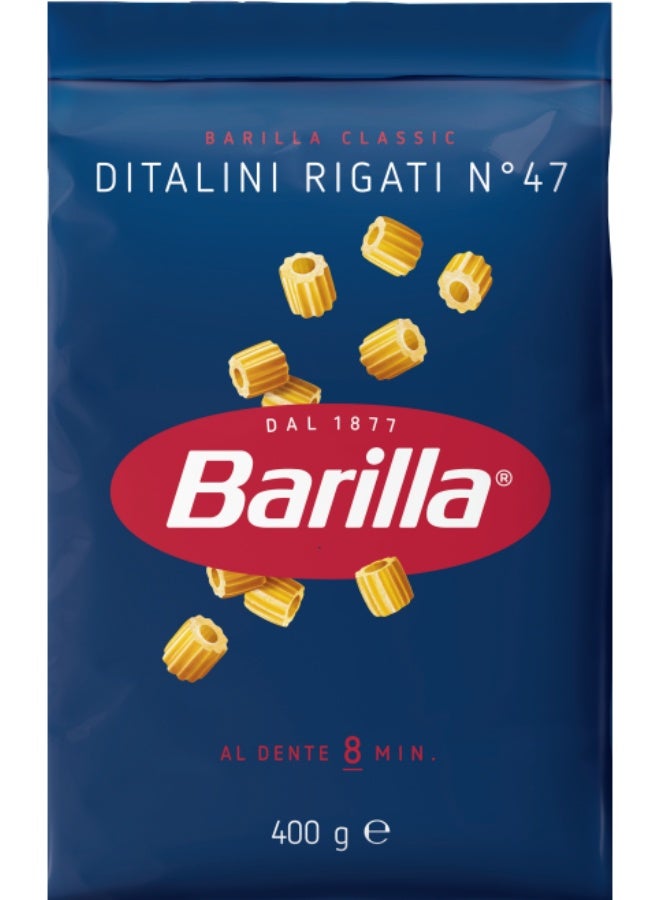 Barilla Soup Pasta Ditalini Rigati 400g (Pack of 12) – Authentic Italian Pasta for Soups - Image 2